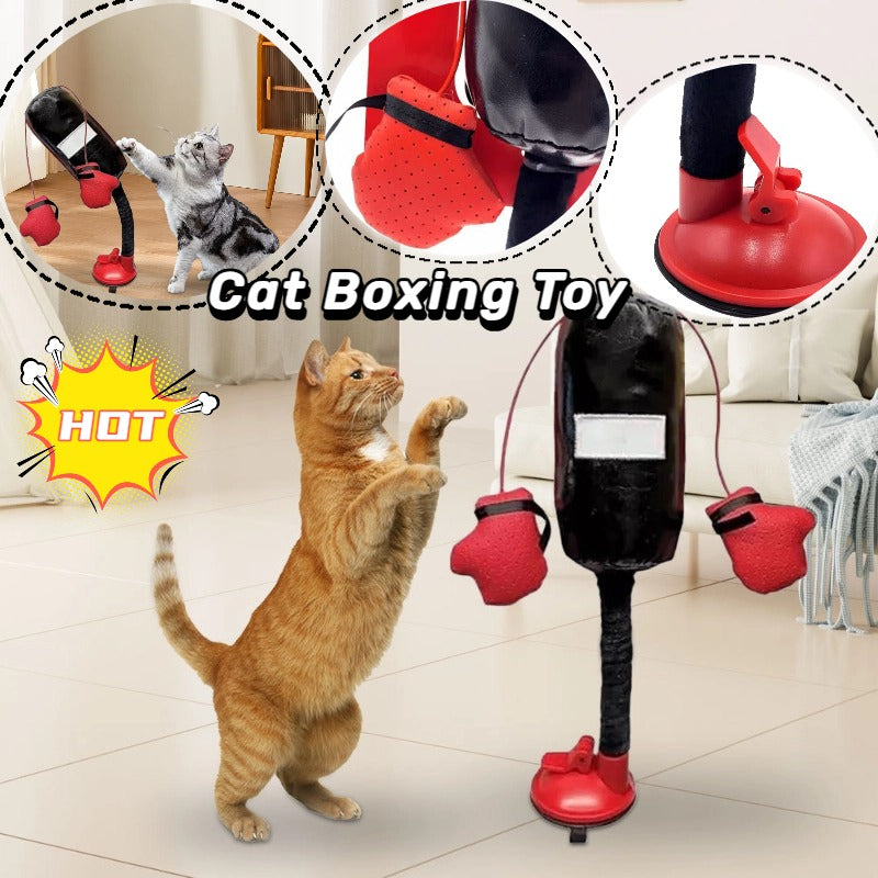 Brinquedo Saco de Pancada Portátil para Gatos